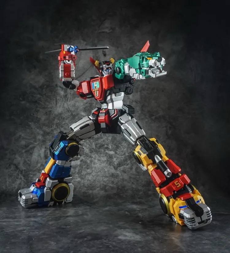 CMT Instock металлическая сборка Titan модель Mo Show Voltron фигурка с светодиодный аниме игрушки фигурка