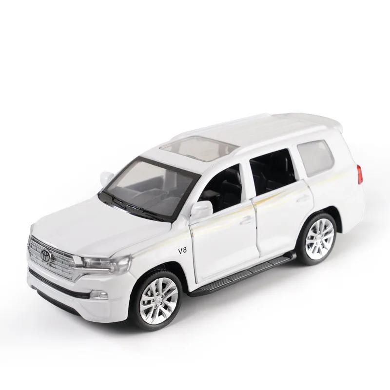 Высокое качество 1:32 Toyota Land Cruiser модель сплава моделирование литья под давлением