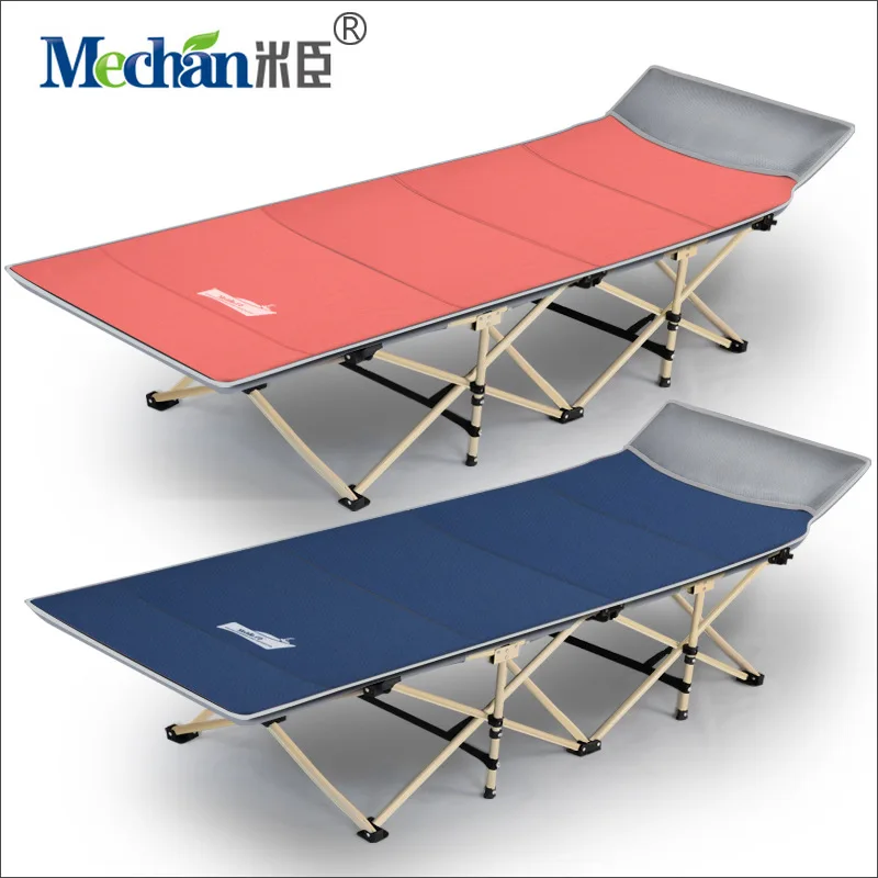 

Cross Border for Double Layer Folding Bed Office Siesta Bed Carriable Convenient Siesta Bed Reinforced Single Person Soft Bed Wh