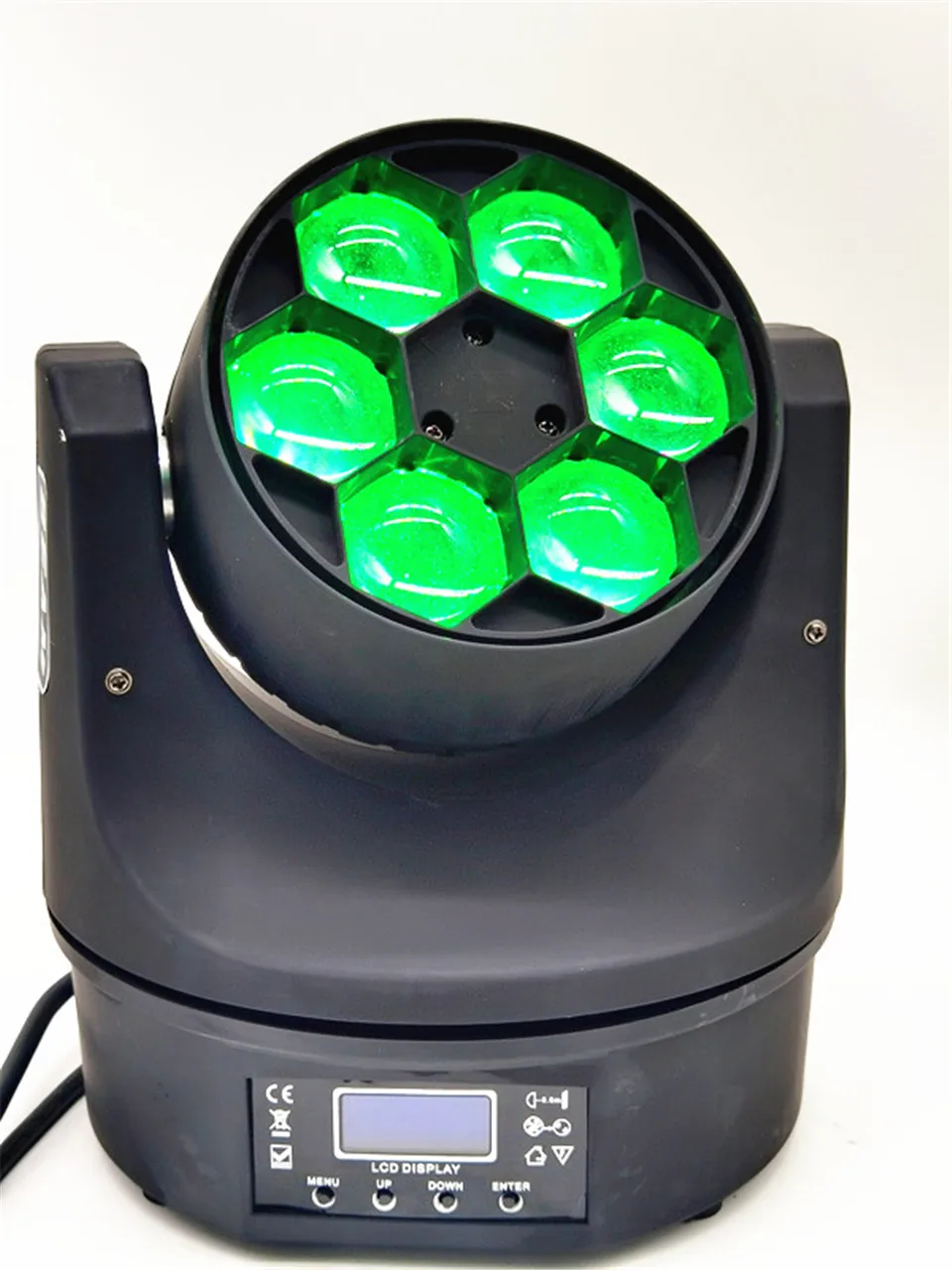 Светодиодная мини лампа abeja ojo Led праздничный эффект 6x15 w dj luz Real movil rgbw 4 в 1 led de la lampara