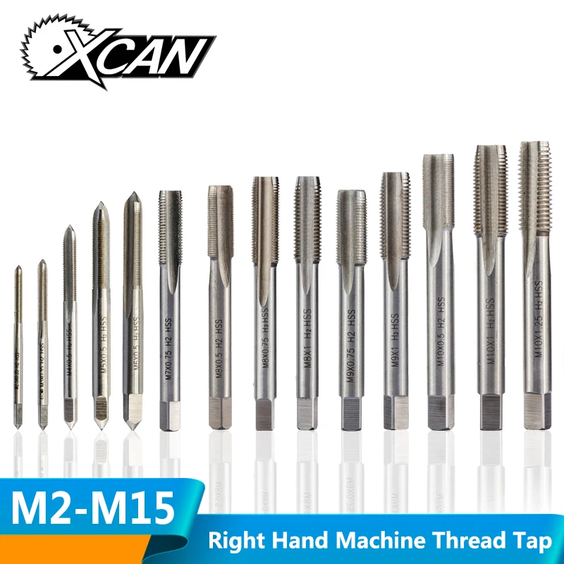 M3 x 0.5 1pc Metric Right Spiral Flute Tap 3mm - H2 HSS Threading Tools