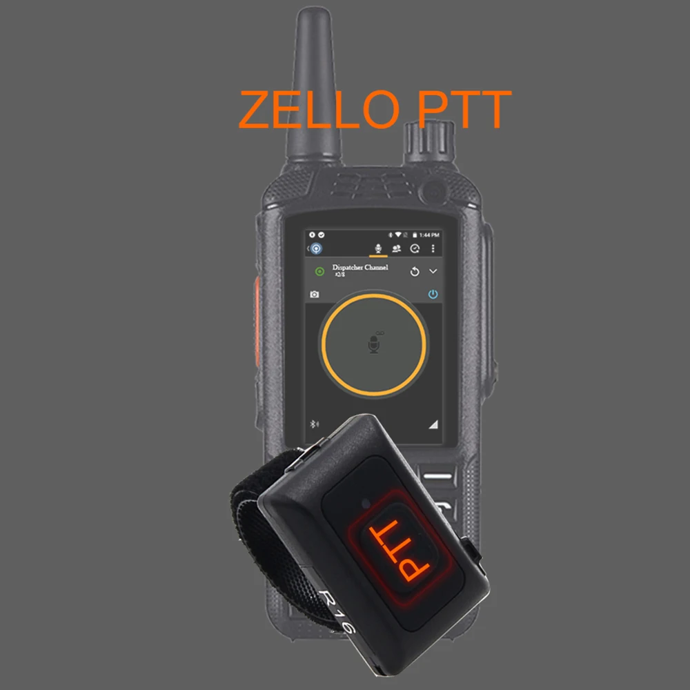 Беспроводной Bluetooth Hands-free PTT Walkie Talkie кнопка для Android низкая энергия для Zello работы