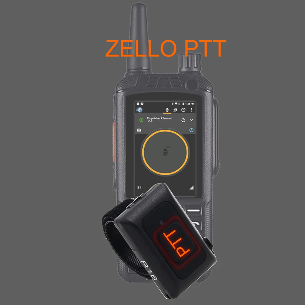 

2020 Wireless Bluetooth Hands-free PTT Walkie Talkie Button for Android Low Energy for Zello Work