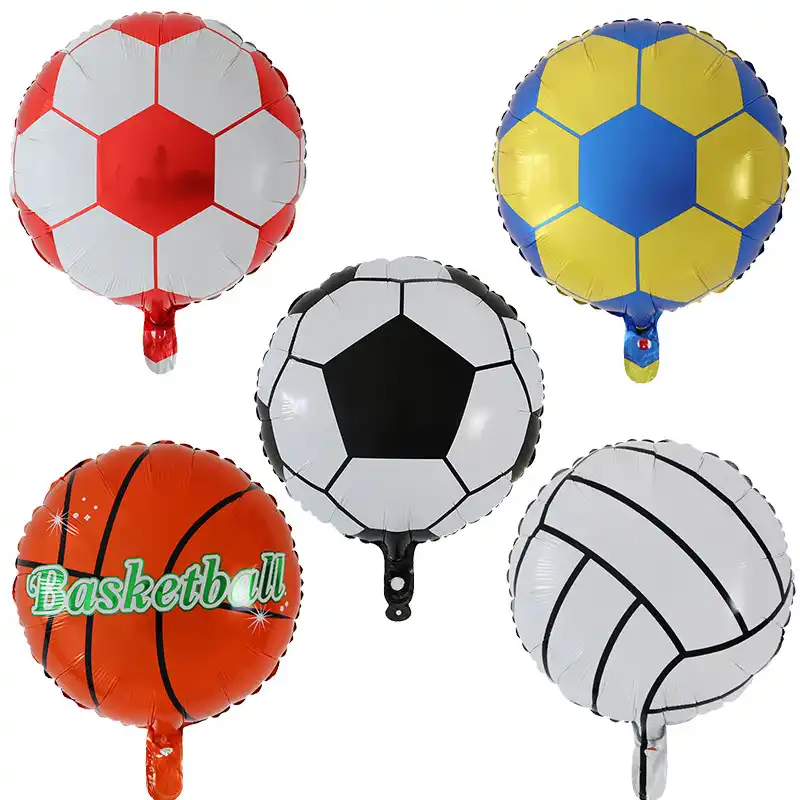 10 шт. 18 дюймов футбольный шар из алюминиевой фольги футбол металлик майлар воздушные шарики для украшения воздушный шар для вечеринки на де...