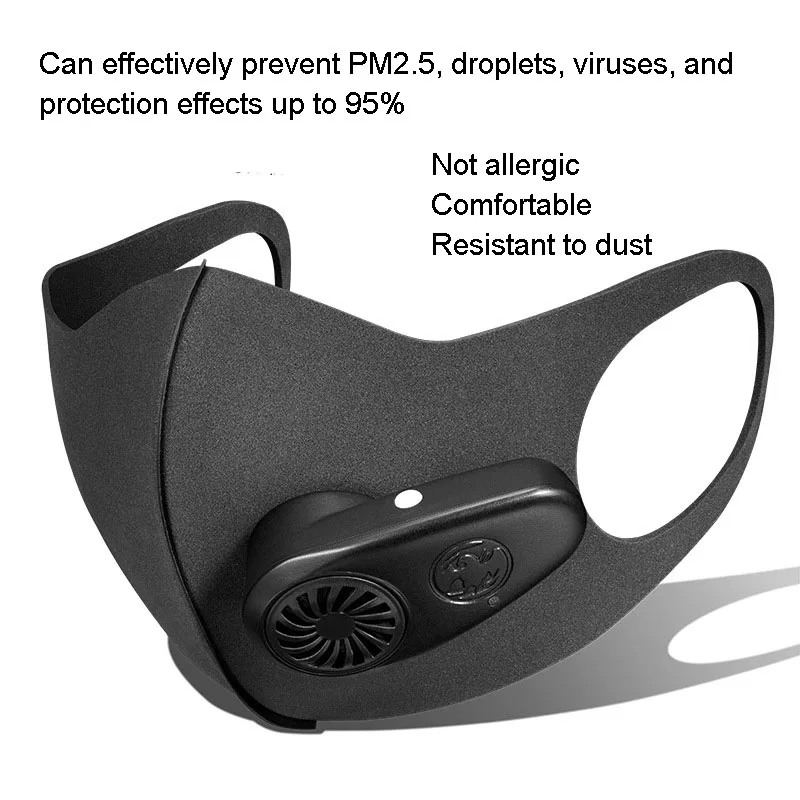 

air intelligent electric mask dust and proof PM2.5 cycling sports mask gift mask