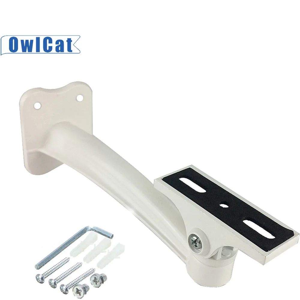 OwlCat Security CCTV Camera Wall Mounting Adjustable Bracket Stand Video Surveillance Cameras Mount Support Holder 1PCS | Безопасность и