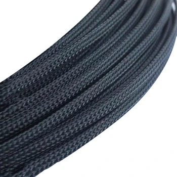 

textile sleeve nylon flame-retardant braided net tube bundle line fiber optic wire protection tube 4mm-20mm mesh tube