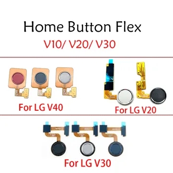 

10Pcs/lot Fingerprint Sensor Home Return Key Menu Button Flex Ribbon Cable For LG V20 V30 V40