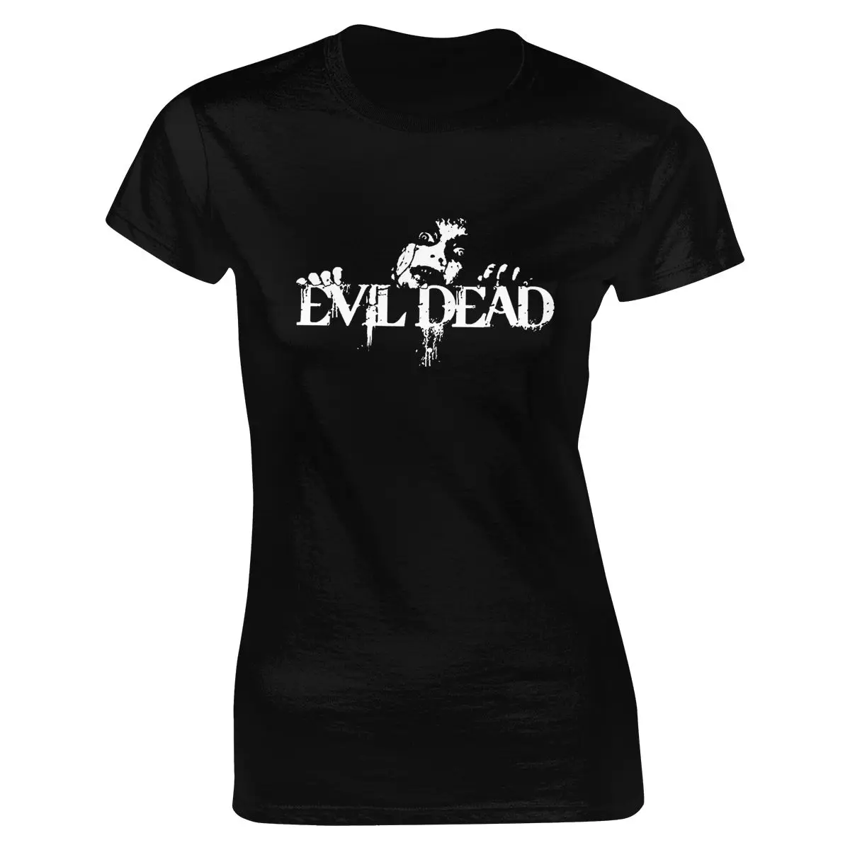 

Evil Dead Girl 's 'S High Quality Custom Printed Tops Hipster Tees Summer Short Sleeves Fashion O-neck Casual Cotton Regular