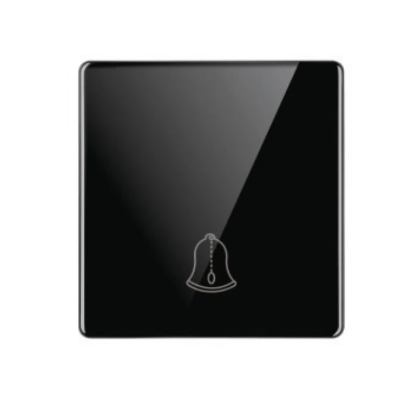 

Kamanni Push Button Switch Doorbell Switch Wire Drawing Panel Black/Champagne/Golden/Silver/Wood 6 Colors Available