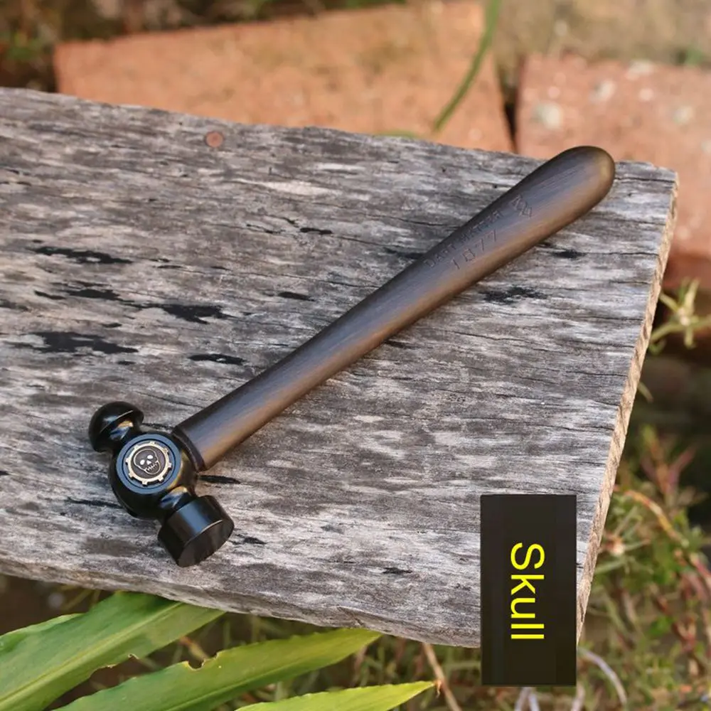 All is Hammer 45# Carbon Steel badge Hammer 220g Mallet  Gavel Ebony Wood Handle Hand Tools EDC Tool 5