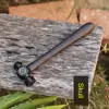 All is Hammer 45# Carbon Steel badge Hammer 220g Mallet  Gavel Ebony Wood Handle Hand Tools EDC Tool 5