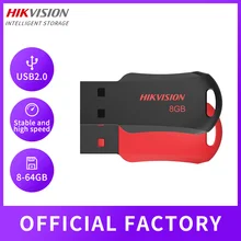 HIKVISION – Mini clé USB 2.0, support à mémoire de 8GB 16GB 32GB 64GB, lecteur flash 