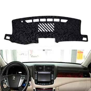 

Rose Pattern Non-slip Dashmat Dash Mat Dashboard Cover Pad Cover Carpet Car Sticker for T-oyota crown 2010 2011 2012 Car Styling