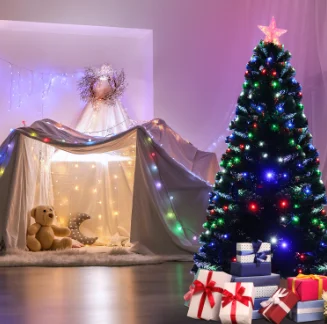 

Christmas Tree Artificial Decoration LED Light with Metal Stand for Home Party HTQ99