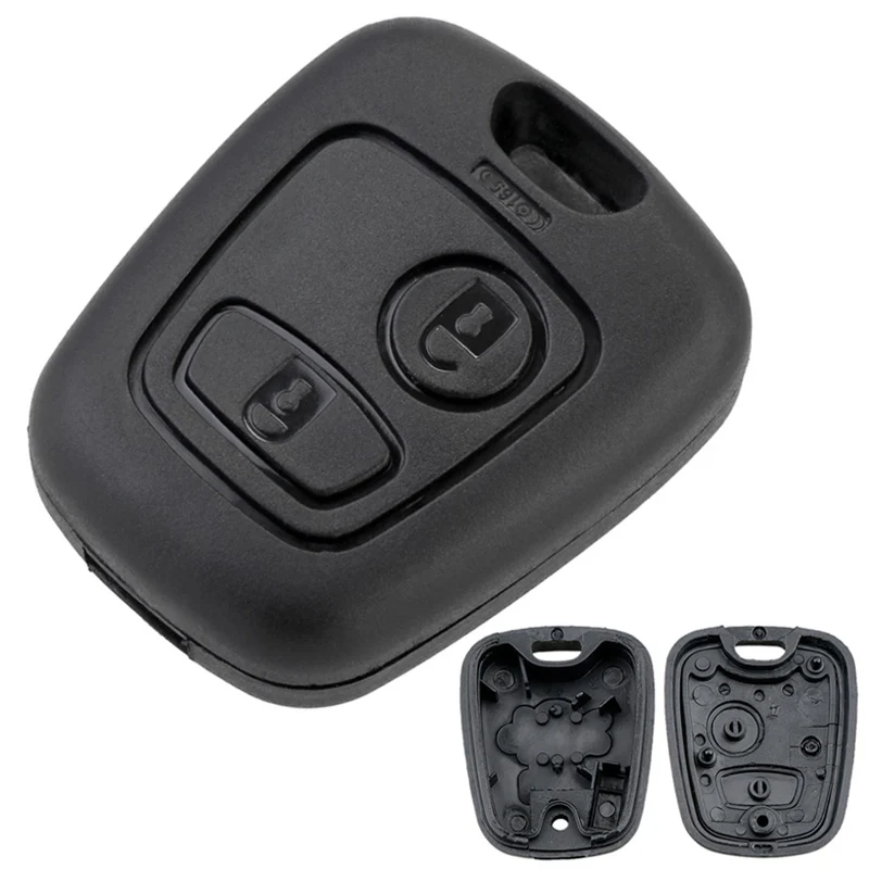 2 Buttons Car Remote Key Case with 307 Blade Fit for Citroen C1 / C2 / C3 / C4 / XSARA Picasso / Peugeot 307 / 107 / 207 / 407