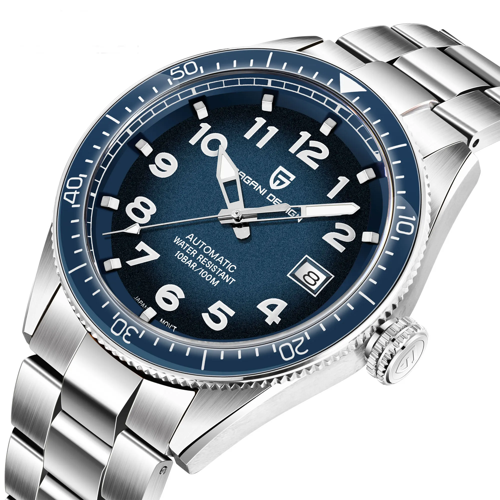 

2020 PAGANI Design Brand Men Watches Automatic Stainless Steel Waterproof Watch Men Luxury Business Sport Mechanical Wristwatch.
