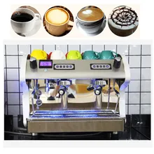 Коммерческая итальянская полуавтоматическая кофемашина с двойной головкой для капучино мокко Высокого Давления Паровой эспрессо оборудование