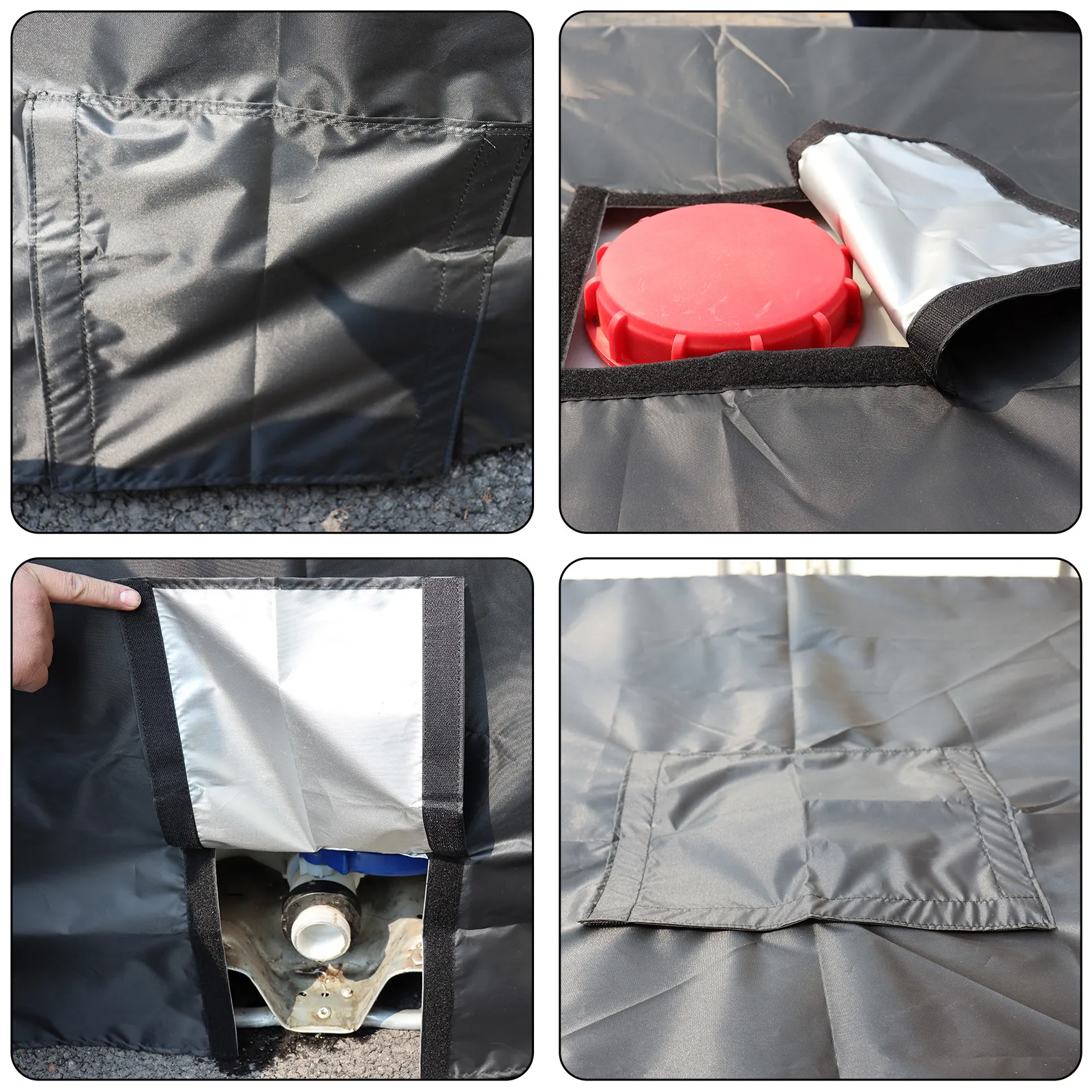 Copertura Barbecue Impermeabile 420D Oxford 105x49x102cm - Anti UV E Antivento Per Esterno Con Cordino E Borsa - Foto 5