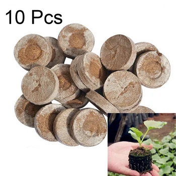 

1/5/10pcs Nursery Soil Block Garden Flowers Planting The Soil Block Plant Seedlings Peat Cultivate Block Seed Migration Tools