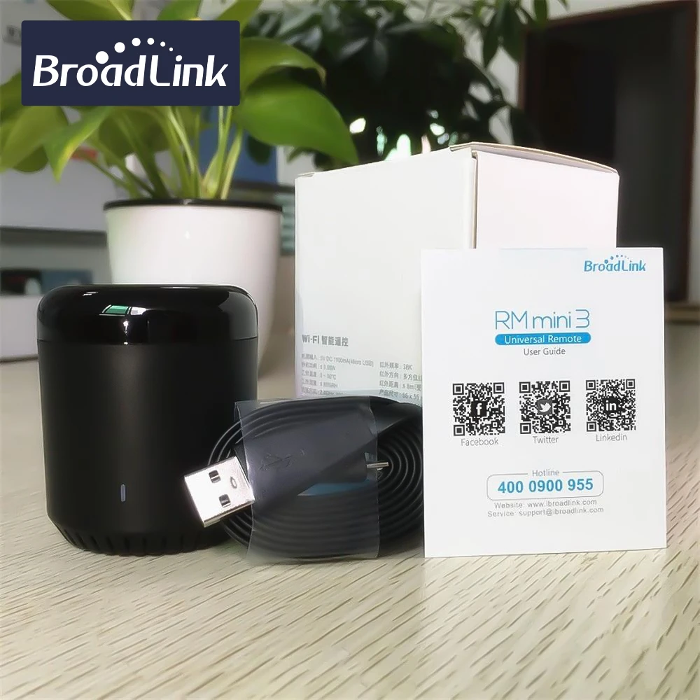 Пульт дистанционного управления Broadlink RM Mini 3 с поддержкой Wi Fi и ИК