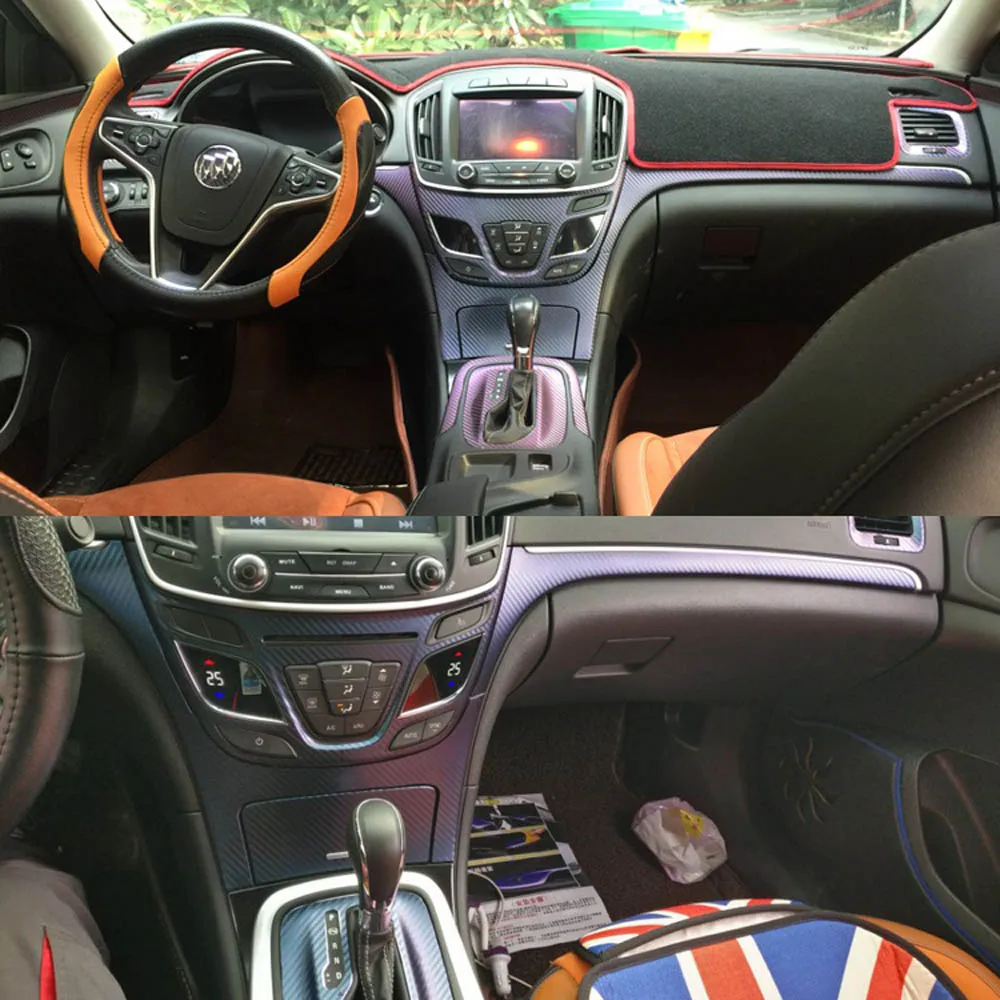 Самоклеящиеся автомобильные наклейки для Buick Regal 2014-2016 виниловые из углеродного