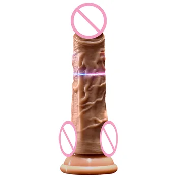 YEAIN Vibrating Huge Dildos 360° Rotation 178mm 10 Powerful Vibrations Recharge Suction Cup Adult Product Sex Toys For Women 4