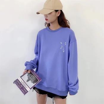 

Fashion friends goth oversized vintage hoodie long sleeves plus size korean harajuku hoodie women clothes 2020 spring