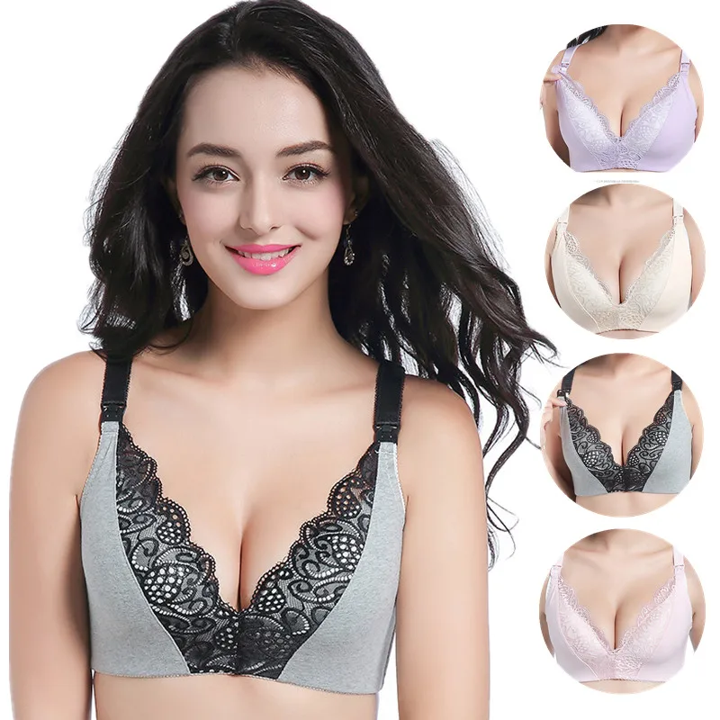 Nursing Bra for Breastfeeding Wireless Maternity Bras Pregnant Women's Pure Comfort Plus Size Seamless