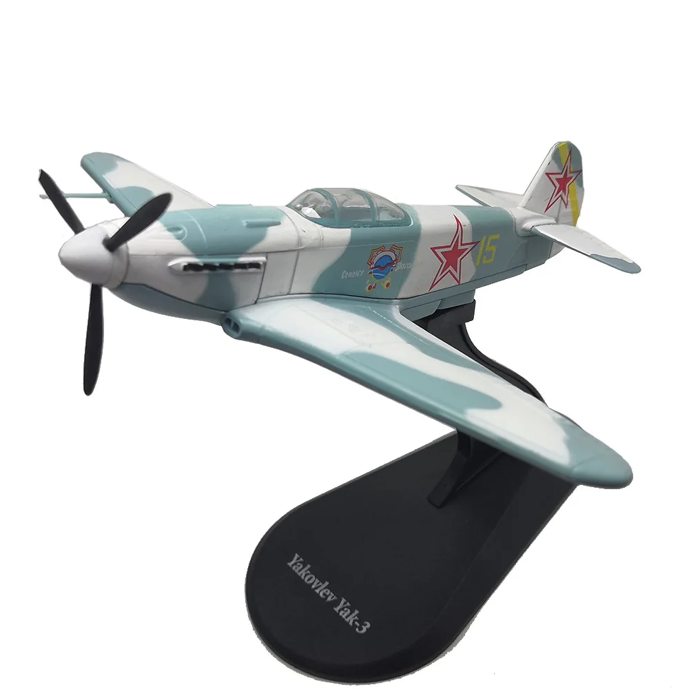 Yakolev Jak-3 Высококачественная имитация статического сплава модели 1/72 готового продукта большое количество