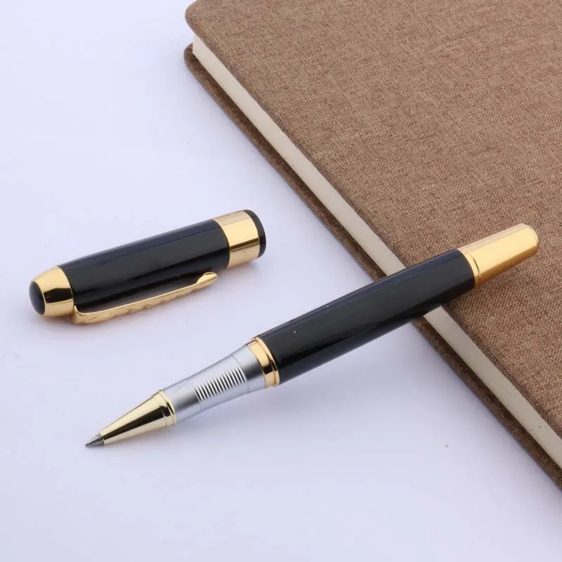 Школа JINHAO 250 черный новый золотой узор металлическая шариковая ручка | Канцтовары