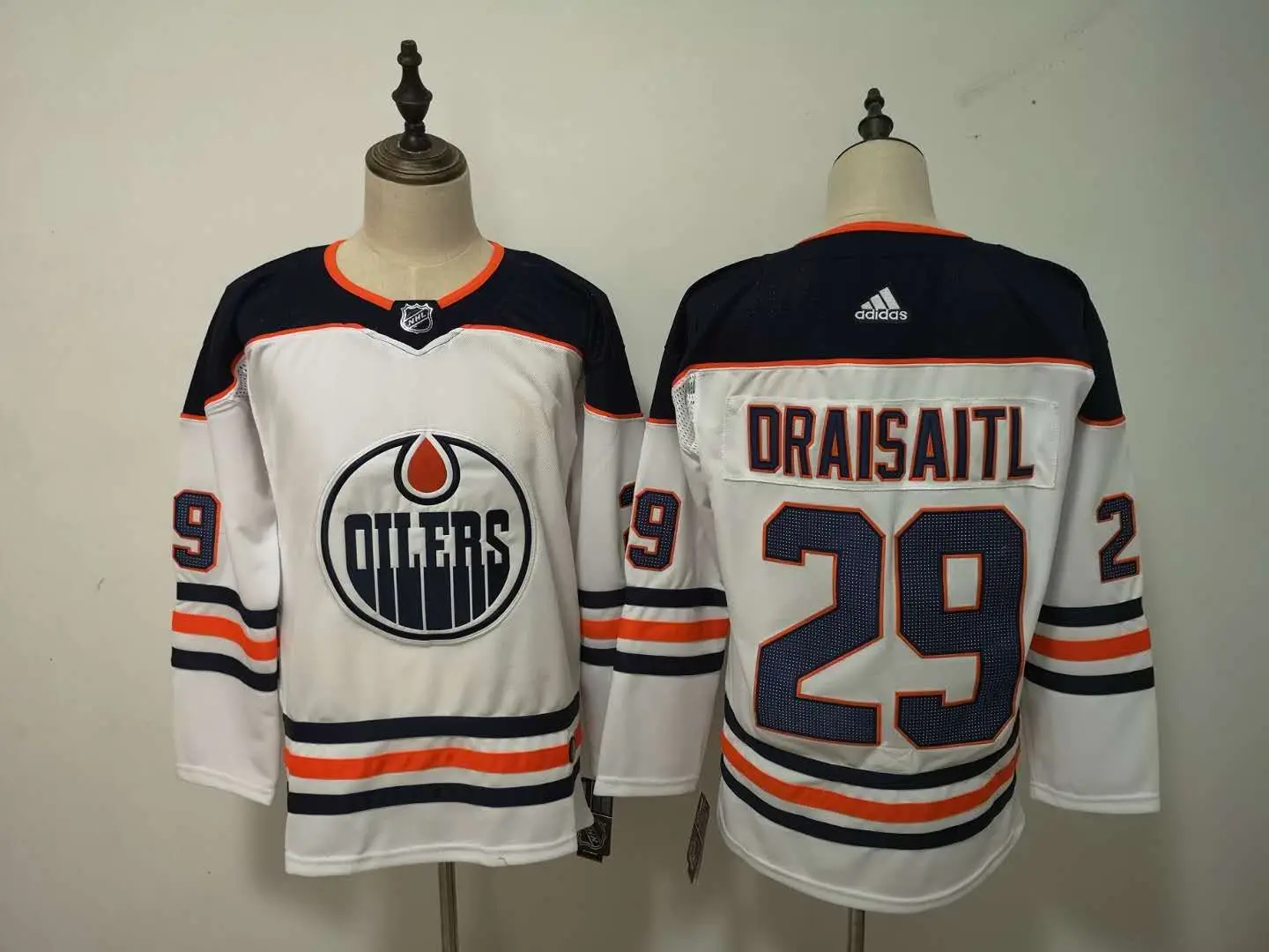 Все сшитые новые мужские Edmonton Connor McDavid Leon Draisaitl Wayne Gretzky LUCIC NUGENT-HOPKIN майки