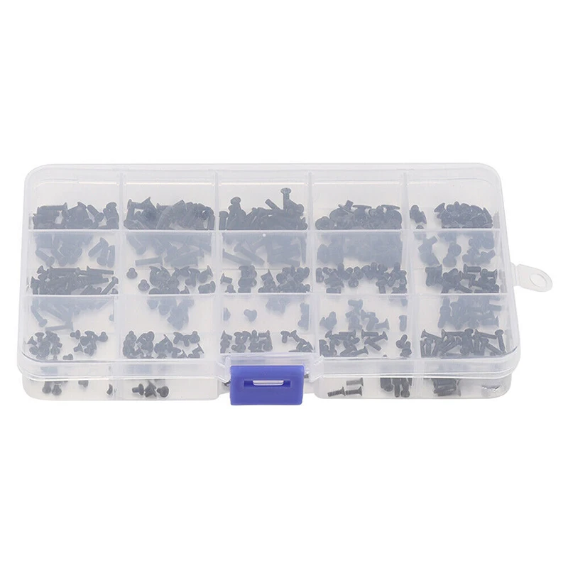 450pcs/Set Screws Nuts Bolts Assorted Repair Tool For Laptop Phone Computer Compatible With All General Laptops