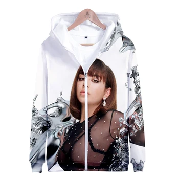 

2019 hot sale Charli XCX Zipper Jacket 3D Hoodies Sweatshirt Harajuku Hoodies women Plus Size for women plus size streetwear