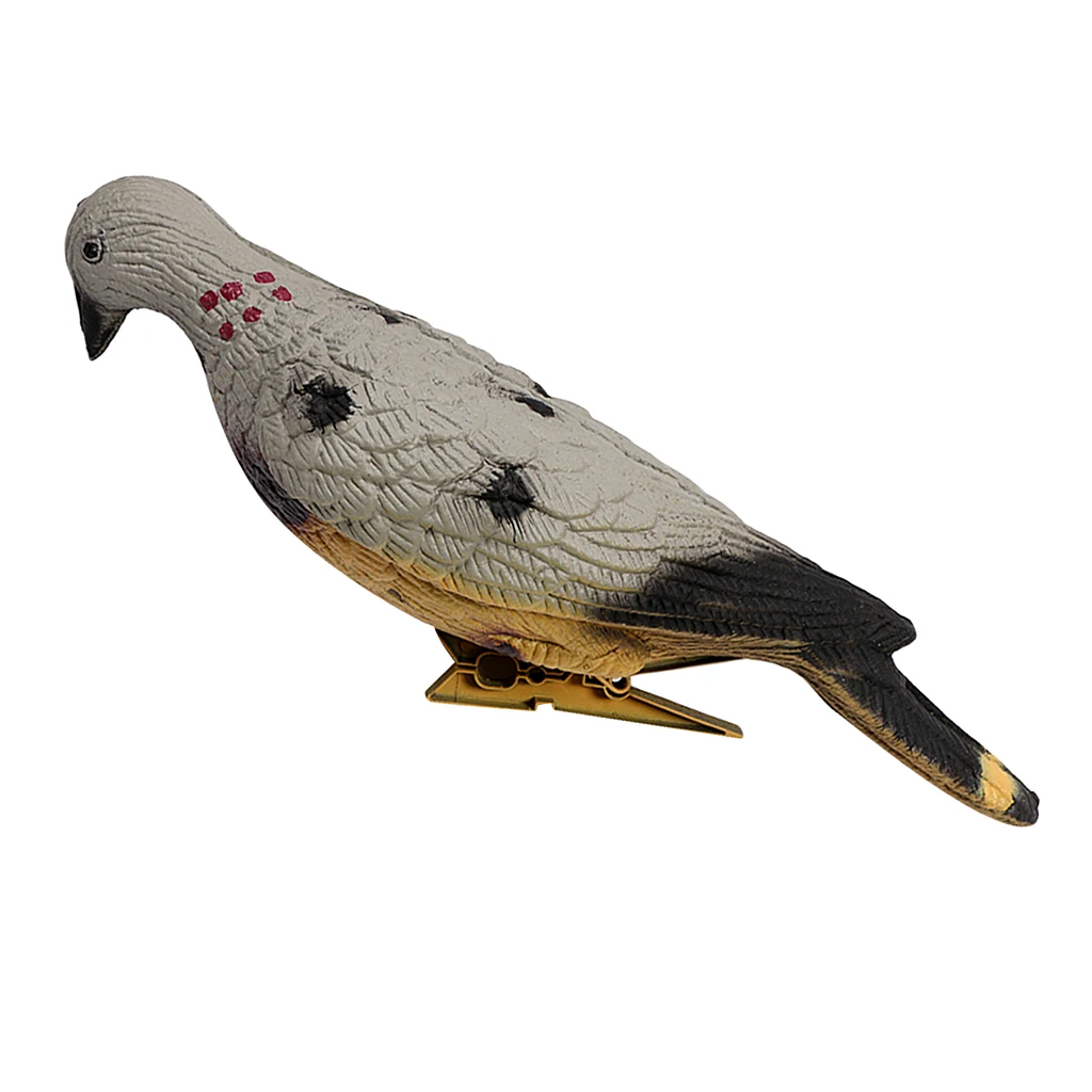 1 шт. пенопластовая приманка в виде голубя 3D Full Body Bird с зажимом для стрельбы на открытом воздухе охотничье оборудование для фотосъемки садовые Дворовые декоры