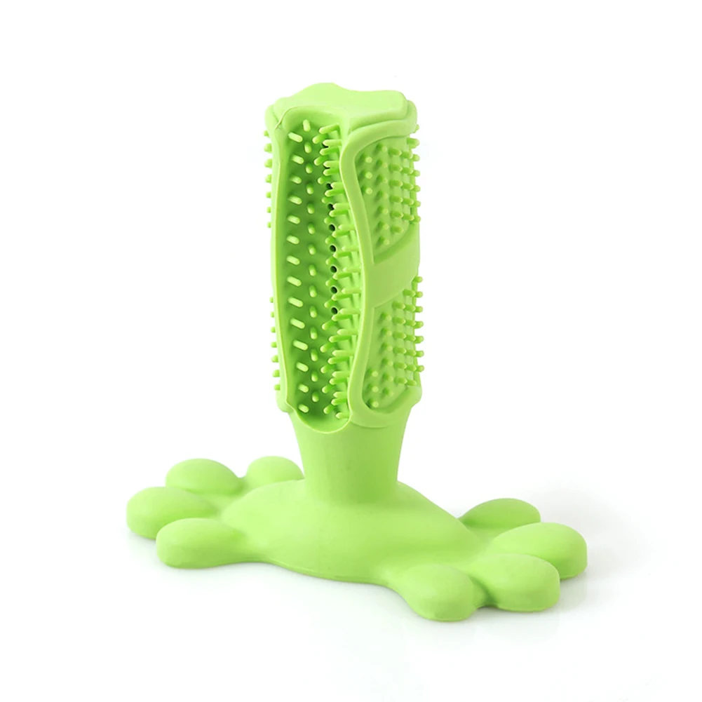 

Chew Toy Soft Dog Toothbrush Non Toxic Rubber Solid Universal Cleaning Brushing Stick Home Oral Care Massage Pet Supplies
