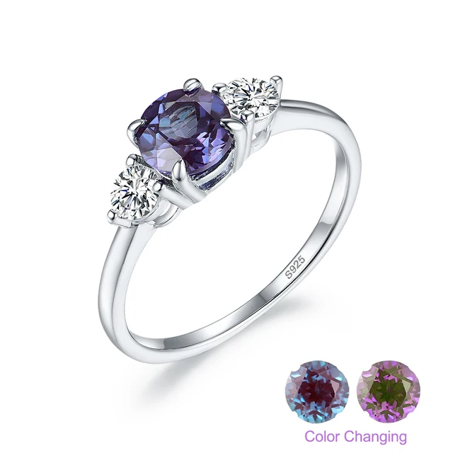 Bague alexandrite naturelle