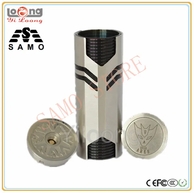 ARES mechanical mod KIT 26650 battery steel and brass vape mods Vaporizer mech Mod vs AvidLyfe MOD fit kayfun lite Fatality RTA