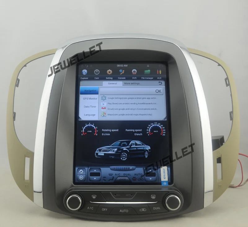 10," tesla стиль вертикальный экран android 6,0 четырехъядерный 1+ 32G Автомобильный gps Радио навигатор для Buick Лакросс 2010-2013