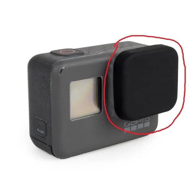 Usual Для Go Pro экшн-камера защитный чехол кремниевое наружное покрытие+ крышка объектива для камеры GoPro Hero 5 6 7 Black Hero - Цвет: Usual