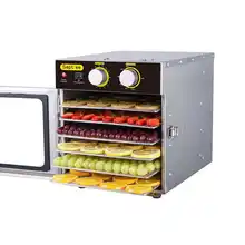 Сушилка для обезвоживания пищевых продуктов из нержавеющей стали, машина для сушеных фруктов, бытовой и коммерческий сухой корм для овощей и фруктов, сухое мясо