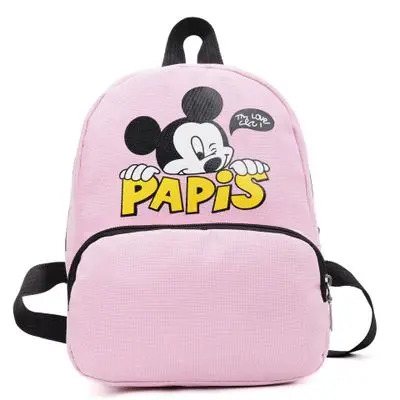 Disney Микки Маус мальчик девочка рюкзак Детская сумка через плечо маленький рюкзак в детский сад школьная сумка мультфильм детская сумка
