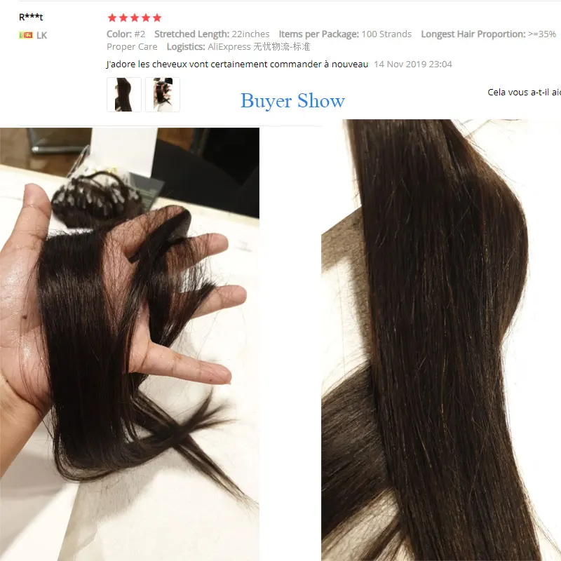 100pcs Straight Micro Hair Extensions - Image 6