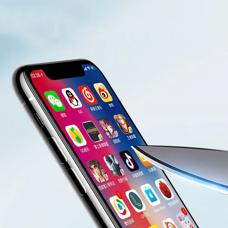 Антишпионское закаленное стекло для iPhone X XS Max XR антибликовое защитное стекло синий светильник для iPhone X XS Max XR защитная пленка