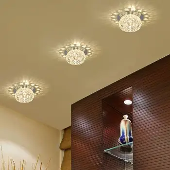 

New Gorgeous Modern LED Durable Crystal Lamp Exhibition Ceiling Light