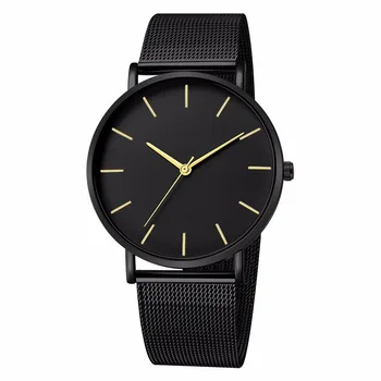 

Cross-border hot sale fashion models with quartz watch wish tide stainless steel high-end men's and women's watches wholesale