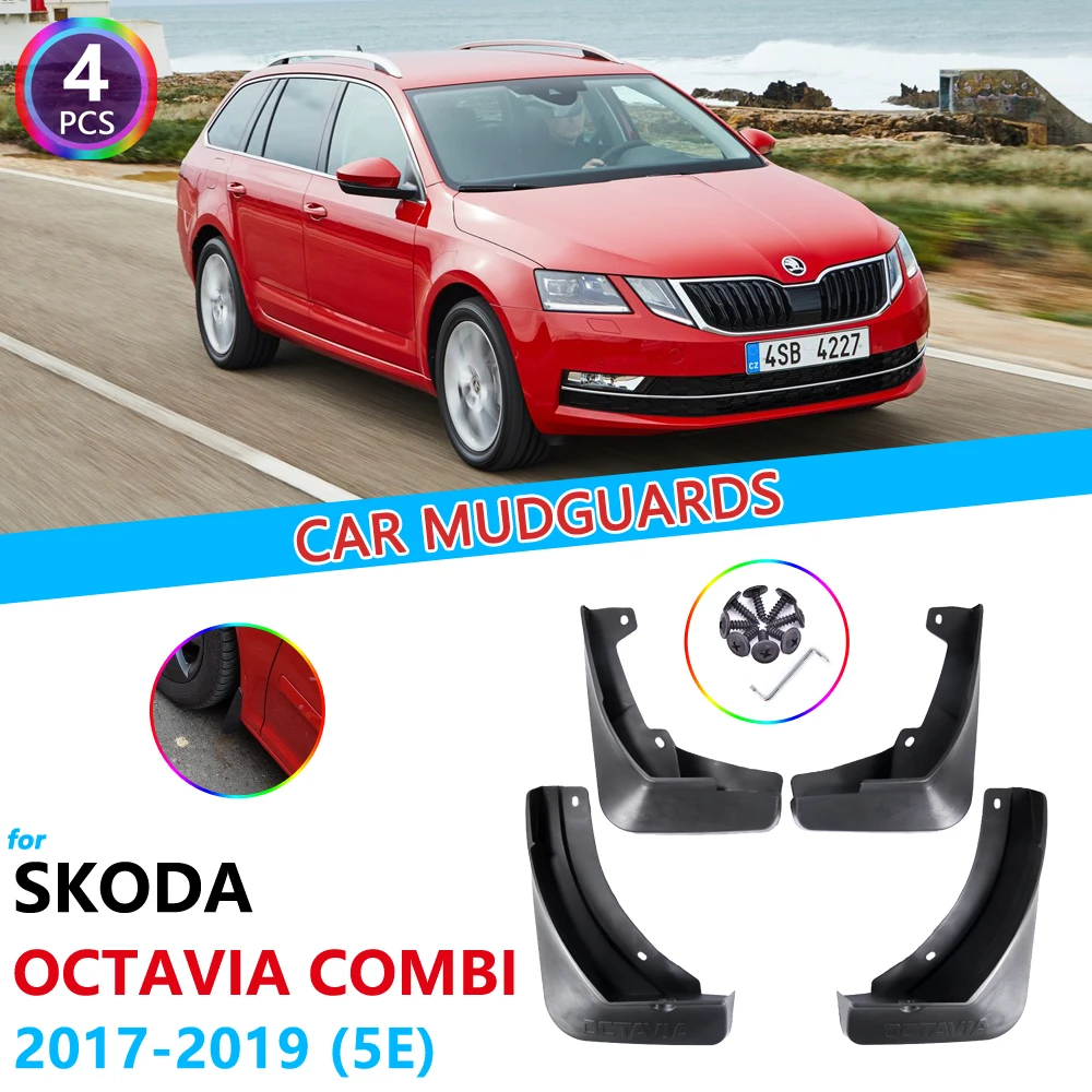 Брызговики для Skoda Octavia 3 Combi Wagon Estate MK3 A7 5E 2017 2018 2019 автомобильные аксессуары крыло