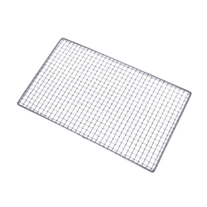 Stainless Steel Grill Net,BBQ Grill Stainless Steel Net Wire Mesh Camping Barbecue Outdoor Picnic Cooking