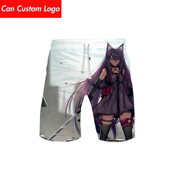 

Men's 3D Arknights Shorts 3D Board Trunks 2019 Summer New Quick Dry Arknights Men Hip Hop Short Pants Beach Wear