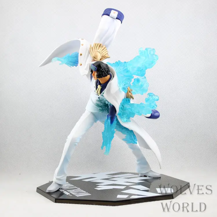 

One Piece/Navigation ZERO Navy General Red Dog sa ka si Base Greenish Blue Pheasant Fighting Version Boxed Garage Kit